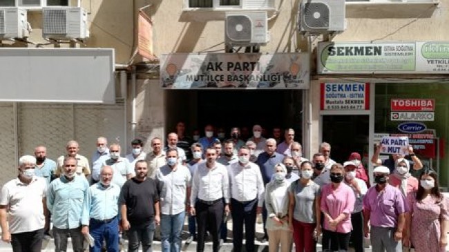 AK Parti’li Cevdet Bal ve Hüseyin Soyer’den Mut Ziyareti