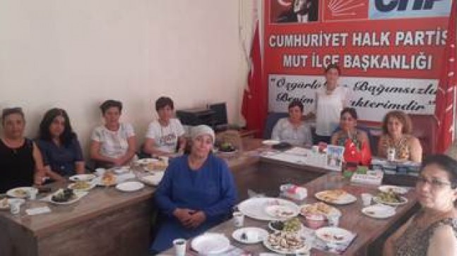 CHP Mut Kadın Kolları’ndan toplantı