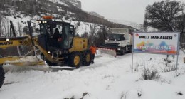 Mut’un yayla mahallelerinde karla mücadele sürüyor