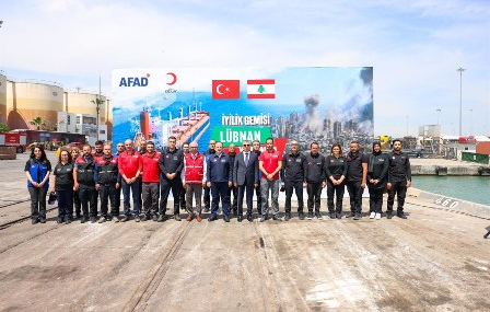 lübnan yardım gemi