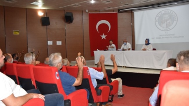 Mut Belediye Meclisi Eylül Ayı Toplantısını Yaptı