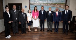 Kıbrıs Barış Harekâtının Yıldönümünde KKTC Mersin Başkonsolosu Mendeli’den Başkan Seçer’e Ziyaret