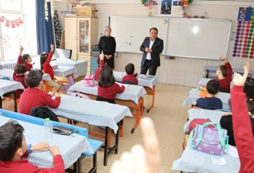 başkan sınıf ziyaret